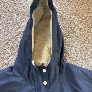 Columbia Parka Jacket Women's‎ XL Navy Sherpa Fleece Lined Hood Insulated thumbnail 10
