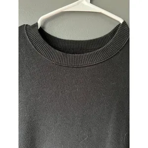 Aerie Black Crewneck Sweatshirt, Size Small thumbnail 6