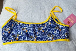 Strawberry milk mob bikini top Blue Size L thumbnail 1