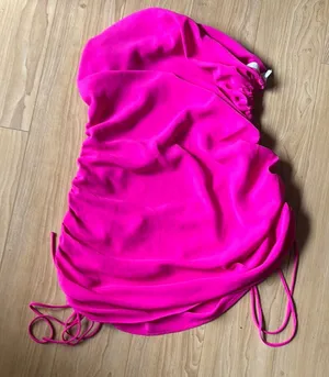 Amanda Uprichard pink tube top thumbnail 1