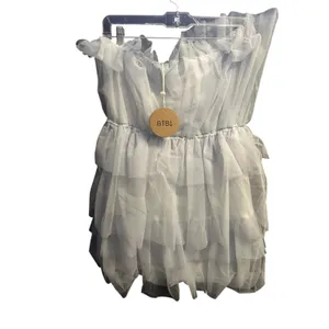 BiBi Light Blue Layered Organza Dress Lg thumbnail 6