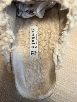 Birkenstock Papillio Arizona Big Buckle Teddy Shearling Eggshell 39 / US L8 M6 thumbnail 8