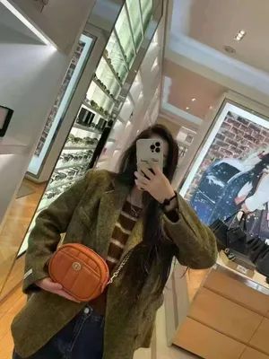 COACH C4814 Small Camera Bag Crossbody Quilted in Canyon Napa Leather $350 thumbnail 5