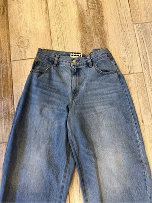 KBB by Kahlana High Waisted Barrel Jeans thumbnail 2