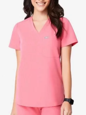 FIGS Neon Pink Scrubs thumbnail 1