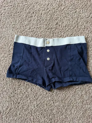 Brandy Melville Boyshort Underwear Shorts Navy thumbnail 2