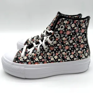 Converse Women's Chuck Taylor All Star Lift Platform Petite Petals Shoes White 7 thumbnail 5