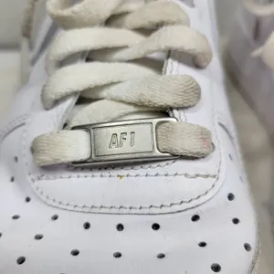Nike Air Force 1 Low '07 Triple White CW2288-111 Men’s 9 Leather Sneakers thumbnail 10