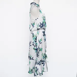 Adrianna Papell Floral Halter Midi‎ Dress thumbnail 5