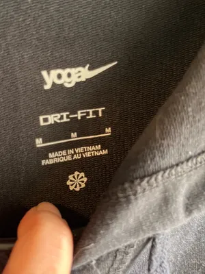 Women's Black Nike Dri Fit Yofa Hoodie Medium Oversized thumbnail 5