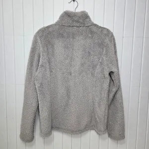 Patagonia Gray Fleece Teddy Pullover Size‎ M thumbnail 6