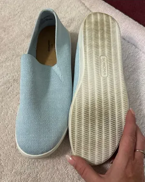 Sonoma Light Blue Slip-On Knit Flats thumbnail 1