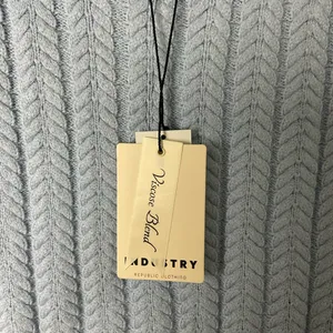 Industry‎ Low Tide Cable Knit Short Sleeve Sweater Size Medium thumbnail 4