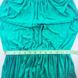 MNG Suit Maxi Dress Emerald Green Sleeveless Open Back‎ Party Dress M thumbnail 9