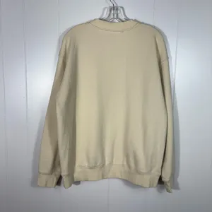 Playboy x Pacsun Butter Yellow Neutral Bunny Logo Oversized Crewneck Sweatshirt thumbnail 3