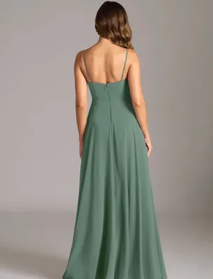 Azazie Eucalyptus Bridesmaid Dress thumbnail 2