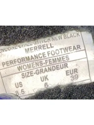 Merrell Encore Chill Stitch Black Mule Clogs Slip On Suede Women's Size 8.5 US thumbnail 5