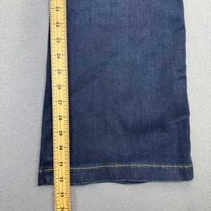 Spanx Womens Flare Jeans Dark Wash Blue Pull On Stretch Denim Size‎ Large L/G thumbnail 6