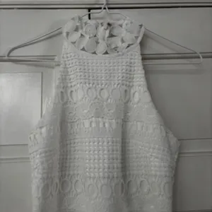Two Sisters‎ The Label Rivers Dress Size 2 White Lace Illusion Midi Dress Bridal thumbnail 4