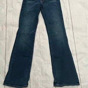 7 for all mankind blue flare jeans thumbnail 2