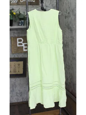 Isaac Mizrahi Live! Bridgehampton Gauze Sleeveless Dress Tranquil Green PM thumbnail 2