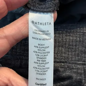Athleta Size M Venice Jogger Pants Spacedye Grey Gray thumbnail 5