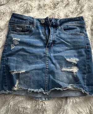 American Eagle jean skirt thumbnail 1