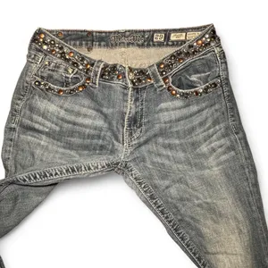 Miss Me Jeans Women’s Size 29 Bootcut JW4288B31 Bling Studded Flap Pockets thumbnail 4