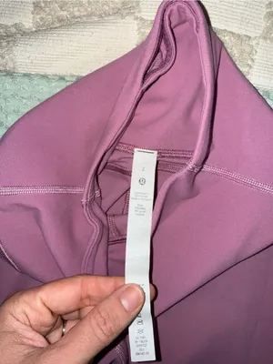 Lululemon Groove Super-High-Rise Flared Pant Nulu Velvet Dust size 2 thumbnail 4