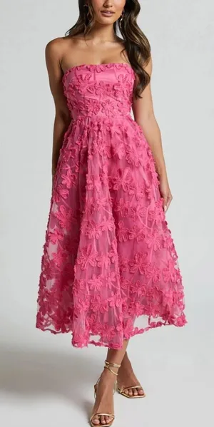 Angel biba pink dress thumbnail 1