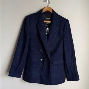 NEW MADEWELL The Rosedale Blazer in Plaid 0 thumbnail 2