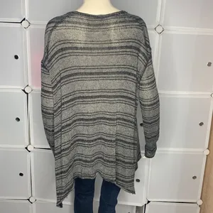 Free People We The Free Striped Henley Boho Top Size Small thumbnail 4