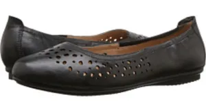 Josef Seibel Pippa Ballet Flat Womens Shoes Size EU 38 US 7.5‎ Die Cut Black!! thumbnail 1