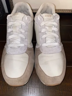 J. Crew Women's Suede Trainer Walking Sneakers Size 8 thumbnail 4