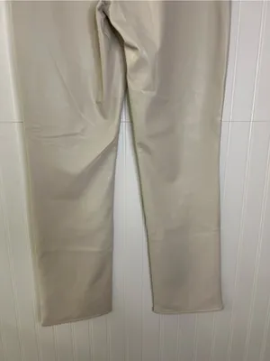Abercrombie & Fitch The Slim Straight Ultra High Rise Pants Faux Leather Size 30 thumbnail 6