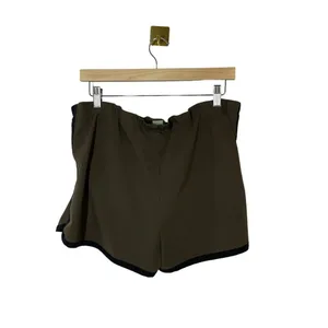 Lucy Active Womens Olive Green Lined Running Workout Shorts Athleisure Size M thumbnail 6