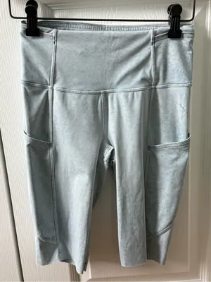 Lululemon Fast and Free Short 10” City Grot White Blue Fog thumbnail 2
