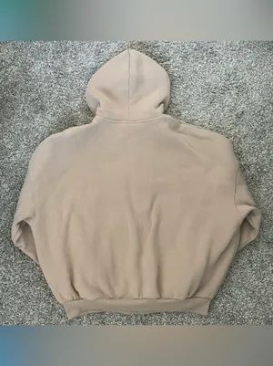 Unisex Comfrt Cloud Zip Hoodie Sweatshirt Latte Size M thumbnail 7