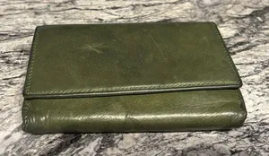 Green Women's Danielamoda wallet genuine Leather Vera Pelle thumbnail 1