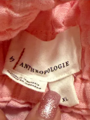 Anthropologie Light Pink Elastic-Waist Athletic Shorts thumbnail 2