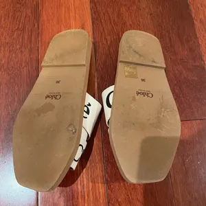 Chloe | Woody Slide Sandals White Cream 36 thumbnail 2