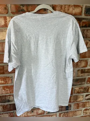Gildan Light Gray Tee with Pink Bow Ghosts thumbnail 4