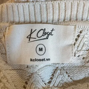 K Closet‎ Women Crochet Cream Sleeveless Maxi Dress Size M thumbnail 2