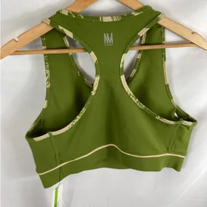 NWT Nicole Miller Sport green Racerback Sports Bra size Xlarge thumbnail 3