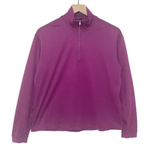 Vintage 90's Patgonia Capilene Active Layer Hiking Outdoors Magenta Zip Sweater thumbnail 1
