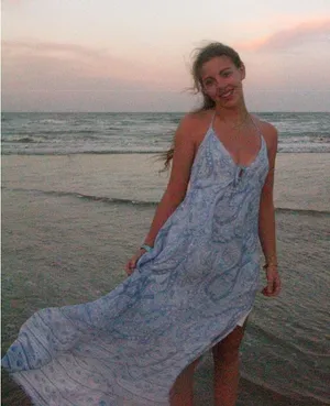 Blue Hollister Dress Floral thumbnail 1