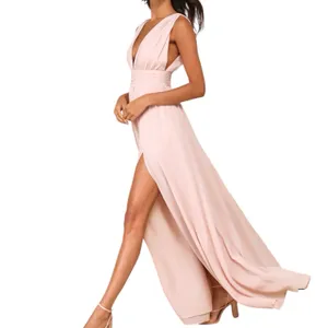 Lulus Heavenly Hues Blush Maxi Dress Size Medium thumbnail 2