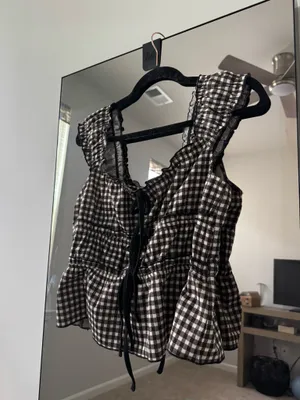 Cider Gingham Tank thumbnail 4