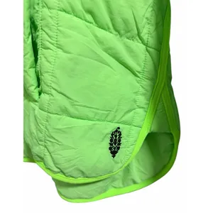 Free People Movement Pippa Packable Pullover Puffer Neon Lime Glow Women's Large thumbnail 8