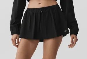 Alo Yoga Breezy Tennis Skirt Black XS thumbnail 1